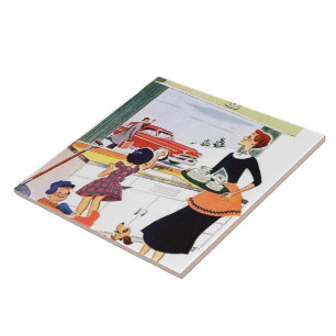 retro  keuken tegeltje