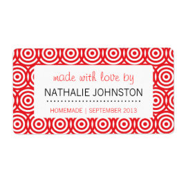 Retro Keuken Zelfgemaakt Inblikken Baking Crafts L Etiket