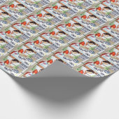 retro  keukendame cadeaupapier (Hoek)