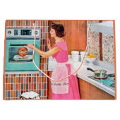 retro  keukendame groot cadeauzakje (Voorkant)