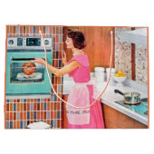 retro  keukendame groot cadeauzakje (Achterkant)