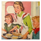 retro  keukendecor tegeltje (Voorkant)