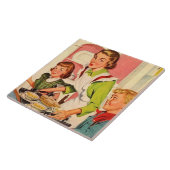 retro keukendecor tegeltje (Zijkant)