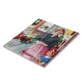 retro  keukendecor tegeltje (Zijkant)