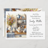 Retro Keukengerechten Bruids Douche Uitnodiging (Voorkant / Achterkant)