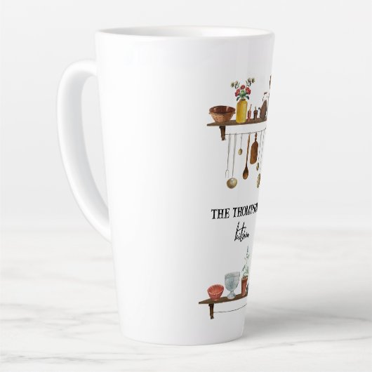  retro keukengerei latte mok (Linkerhoek)