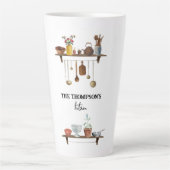  retro keukengerei latte mok (Voorkant)