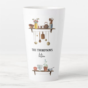 retro keukengerei latte mok