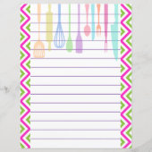 Retro keukengerei zigzag chevron (Voorkant)