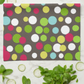 Retro Keukenhanddoek Cadeau met Chocolade Stippen (Gevouwen)