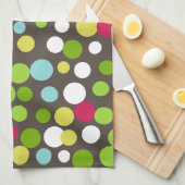 Retro Keukenhanddoek Cadeau met Chocolade Stippen (Quarter Fold)