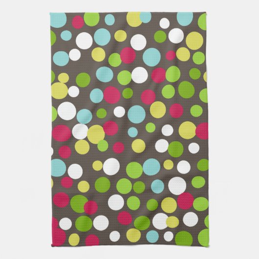 Retro Keukenhanddoek Cadeau met Chocolade Stippen (Verticaal)
