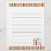 Retro Keukenkookapparatuur Blank Recipages (Voorkant / Achterkant)