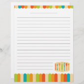 Retro keukenkooktoestellen Recipe (Voorkant / Achterkant)