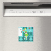 Retro keukenmagneet magneet (Insitu (Vaatwasser))