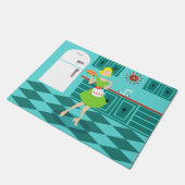 Retro Keukenmat Deurmat (Schuin)