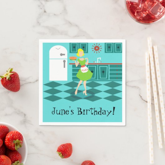 retro keukenpapier servetten (Insitu)