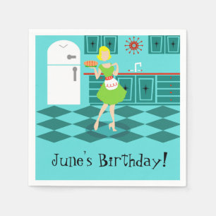 retro keukenpapier servetten