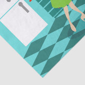 Retro keukenpapier tissuepapier (Detail)