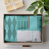 Retro keukenpapier tissuepapier (Geschenk)