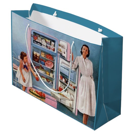 Retro keukenpartij groot cadeauzakje (Achterkant Gekanteld)