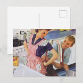 retro  keukenstel briefkaart (Voorkant / Achterkant)