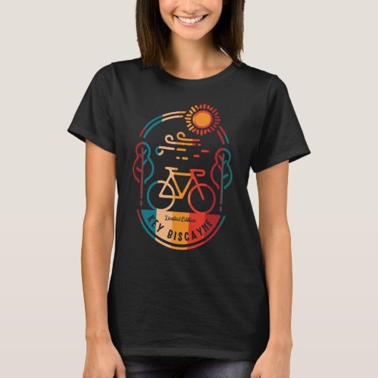 Retro Key Biscayne Bike Trail T-shirt (Voorkant)