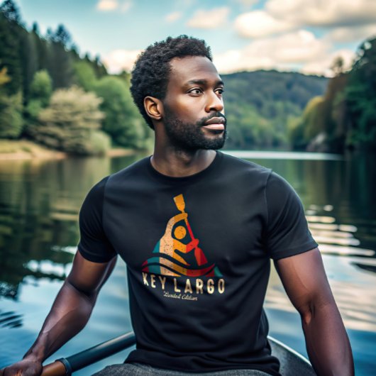Retro Key Largo Kajakken T-shirt