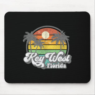 Retro Key West Florida Keys Nostalgische 70's Stra Muismat