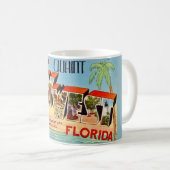 Retro Key West-groet Koffiemok (Voorkant rechts)