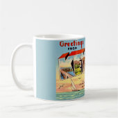 Retro Key West-groet Koffiemok (Links)