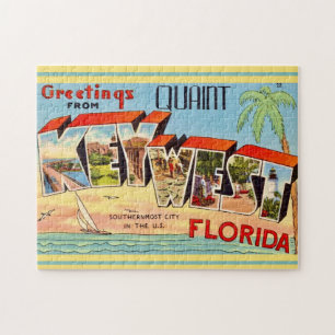 Retro Key West-groet Legpuzzel