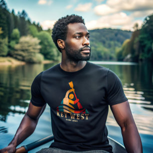 Retro Key West Kajakken T-shirt