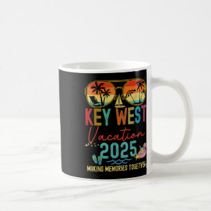 Retro Key West Vakantie 2025 Herinneringen Matchin Koffiemok