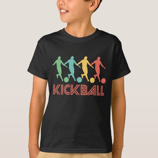 Retro Kickball Pop Art T-shirt (Voorkant)