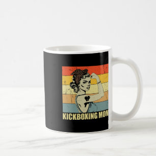 Retro Kickboks Moeder Martial Arts Liefhebber Vint Koffiemok