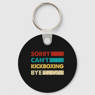 Retro Kickboksen Sorry Kan Niet Kickboksen Vaarwel Sleutelhanger