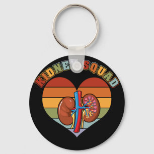 Retro Kidney Squad Team Nephrology Neurse Dialyse Sleutelhanger