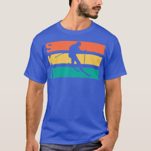 Retro kiemcadeaus voor skiërs t-shirt