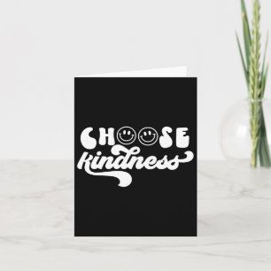Retro Kies Kindness Smile Face Inspirati Kaart