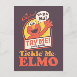 Retro Kietel Me Elmo Zwaaiende Grafiek Briefkaart