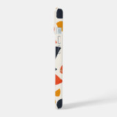 Retro kiezelmozaïek iPhone 15 case (Linkerkant)