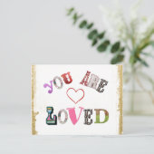 Retro Kijk: je bent dol Briefkaart (Staand voorkant)