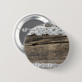 retro kijk met oude kant ronde button 5,7 cm (Voorkant /achterkant)