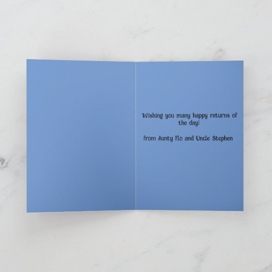 Retro kijkt naar katten op de wenskaart. Bewerkbaa Feestdagen Kaart (Binnen)