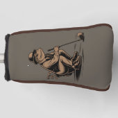 Retro Kikker Grappige Retro Kikker Golf Liefhebber Golfheadcover (Voorkant)