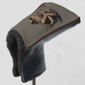 Retro Kikker Grappige Retro Kikker Golf Liefhebber Golfheadcover (3/4 voorkant)