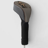 Retro Kikker Grappige Retro Kikker Golf Liefhebber Golfheadcover (Schuin)