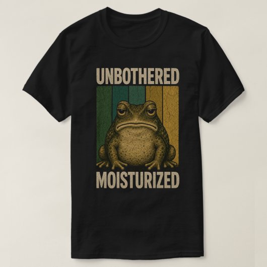 Retro Kikker Vintage Esthetisch Design T-shirt (Design voorkant)