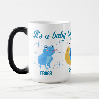 Retro kikkers en slakken gender onthullen dat het magische mok